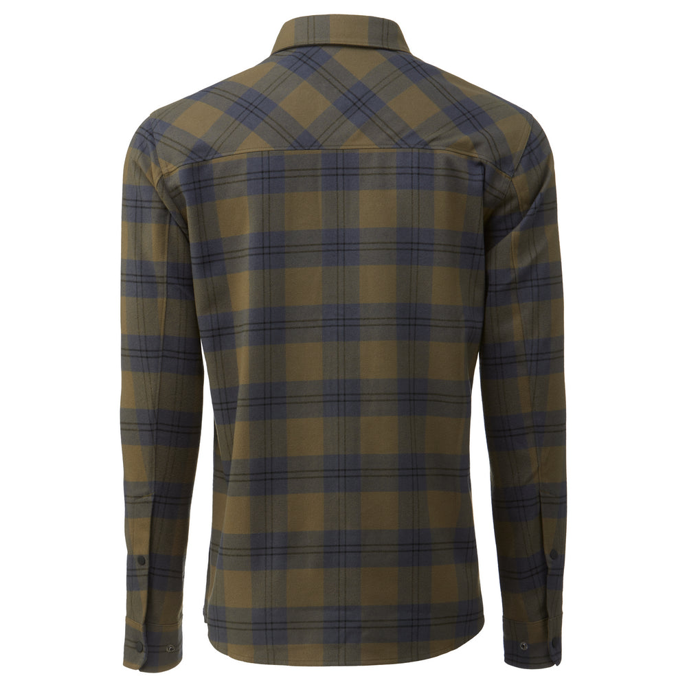 Stagecoach Flannel Shirt Burnt Olive Plaid 24