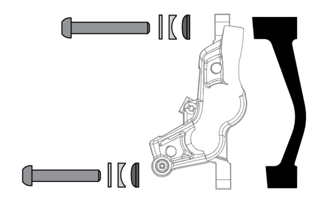 SRAM Post Bracket 20P CPS & STD Bolts