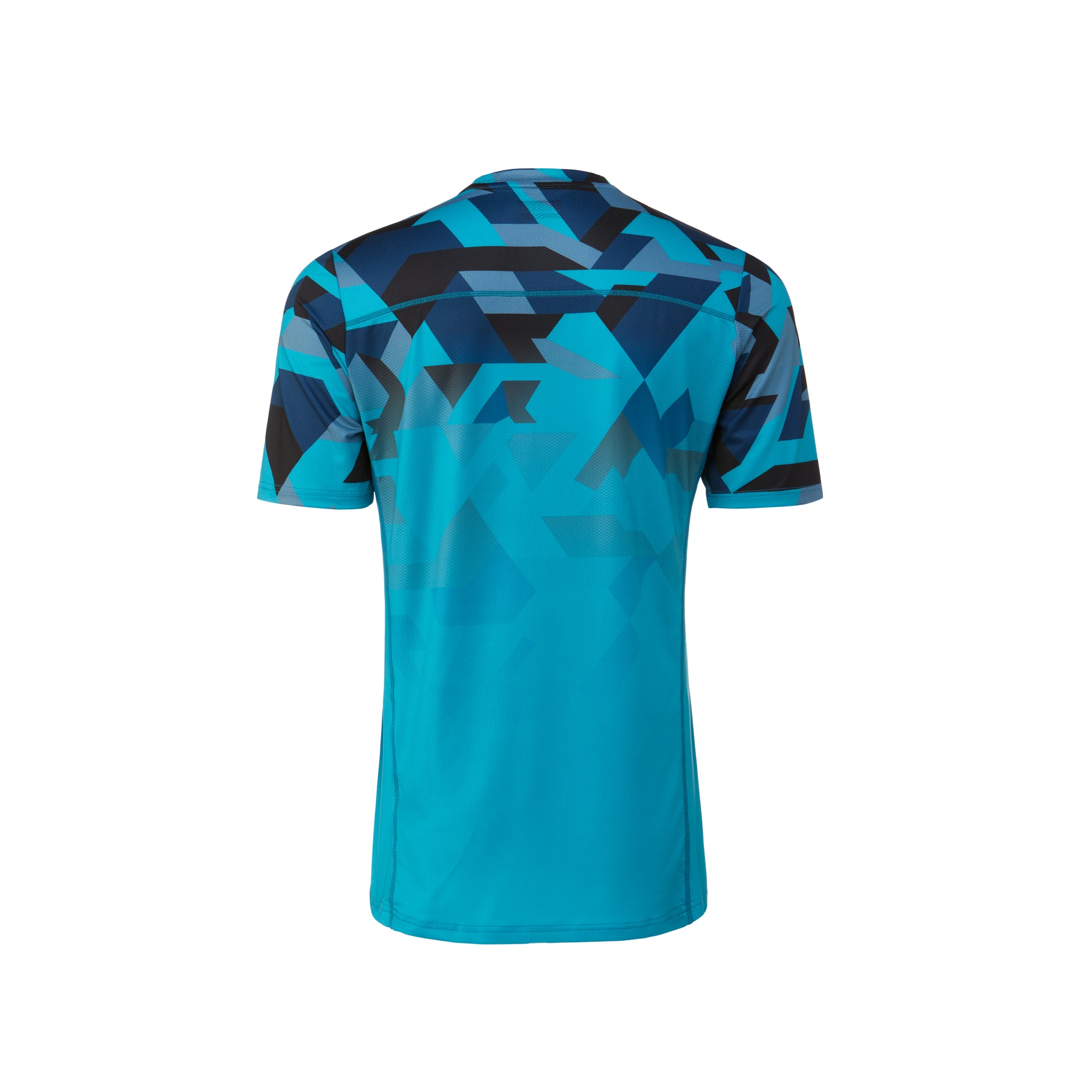 Enduro Jersey S/S Turq Geo Fade 25