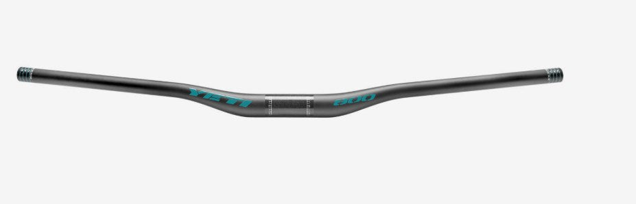 Carbon Handlebar - 800mm Turq Logo 35