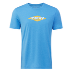 DIAMOND RIDE TEE AZURE BLUE