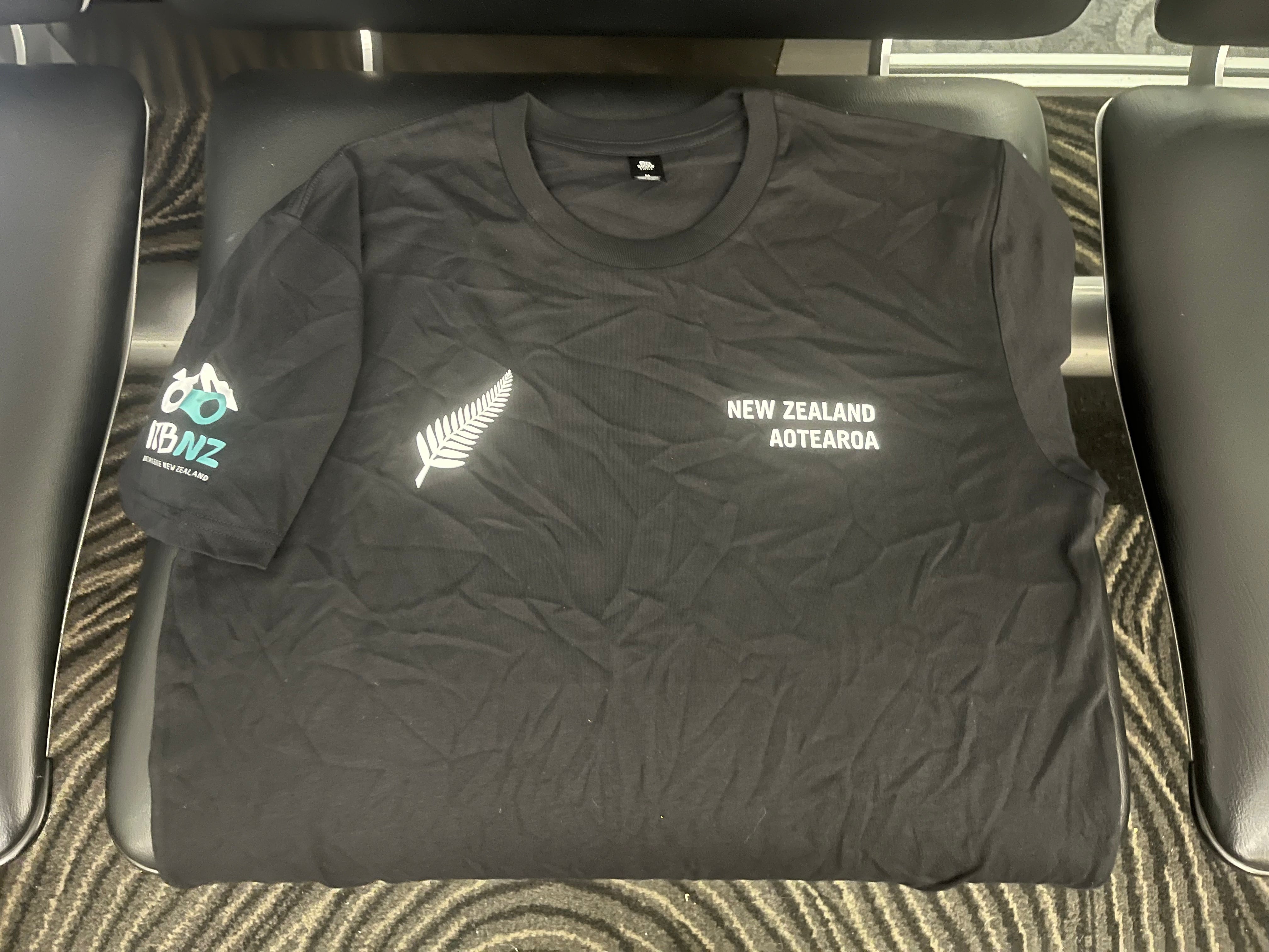 MTBNZ New Zealand Team Tee Shirt
