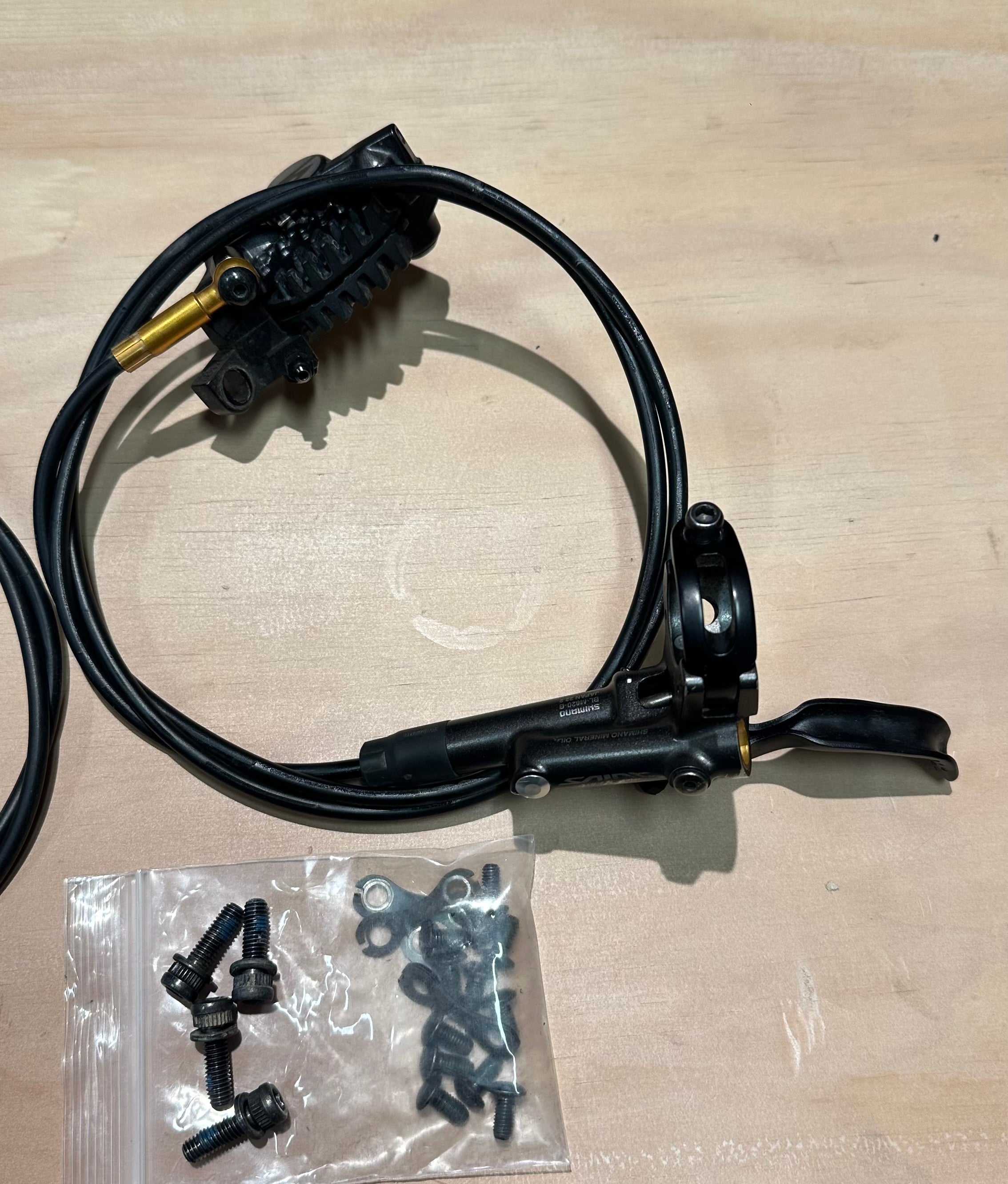USED Shimano Saint Brakeset + Rotors
