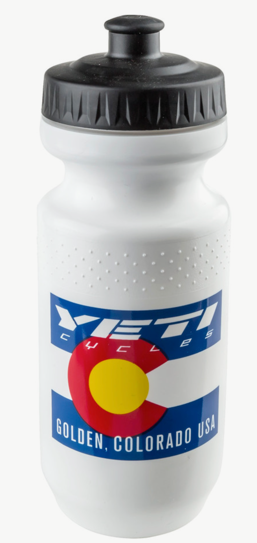 WATER BOTTLE CO FLAG WHT