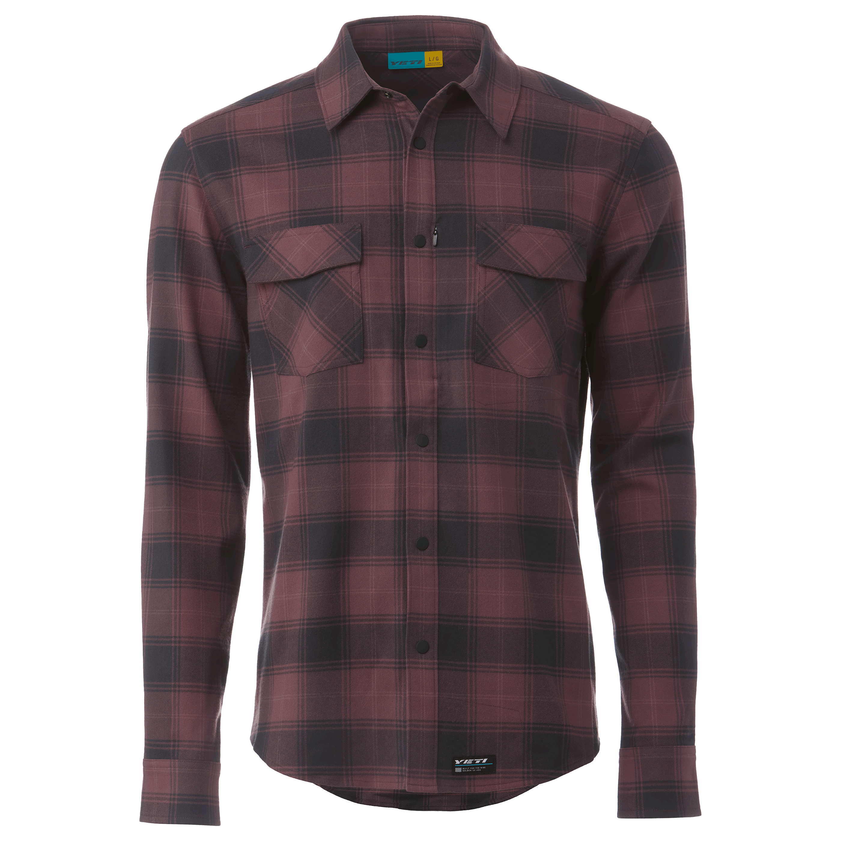 Stagecoach Flannel Shirt Dusty Purple Plaid 23