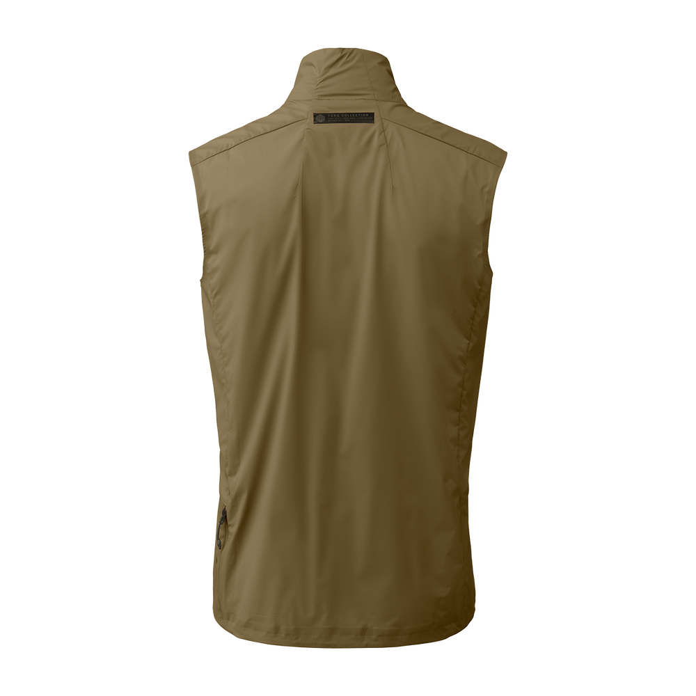 Turq Wind Vest Burnt Olive 25