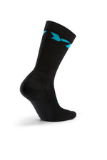 TALL WOOL TRAIL SOCK BLACK BOLD