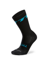 TALL WOOL TRAIL SOCK BLACK BOLD