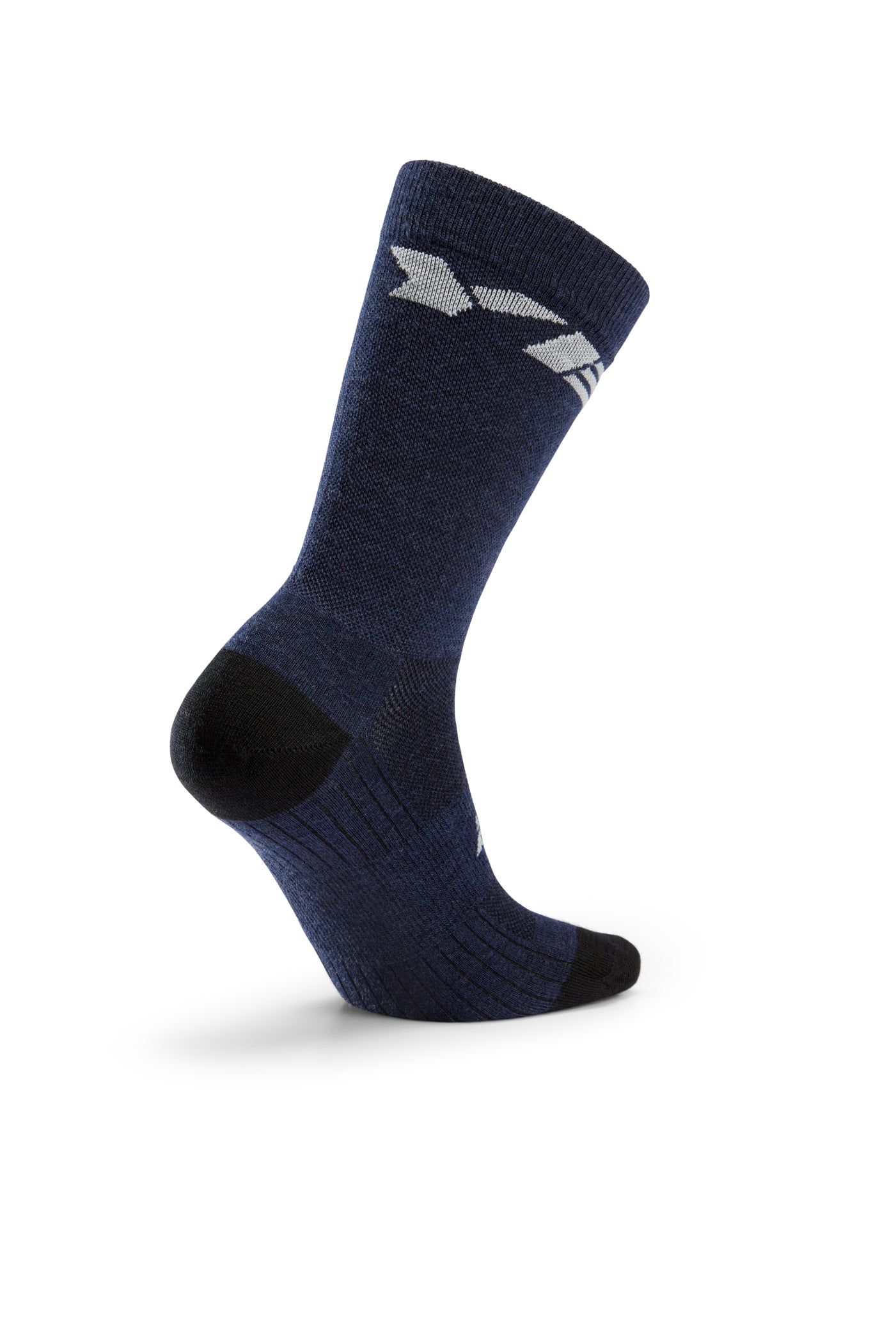 Tall Wool Trail Sock Navy Bold