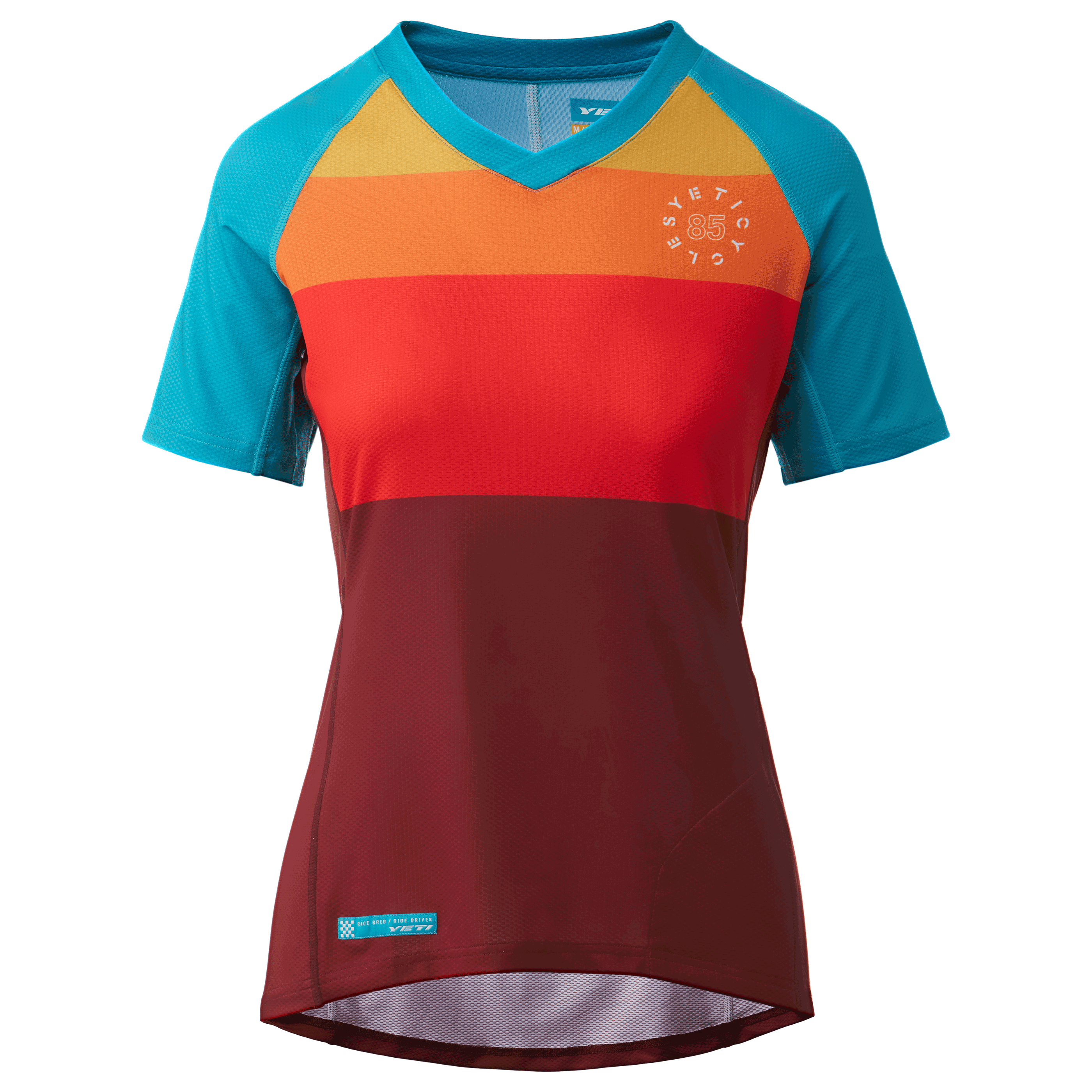 Wm Enduro S/S Jersey Syrah Stripe 23