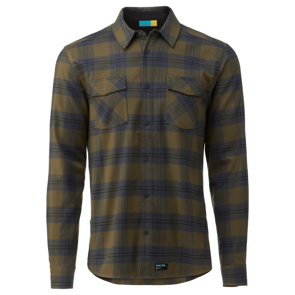 Stagecoach Flannel Shirt Burnt Olive Plaid 24