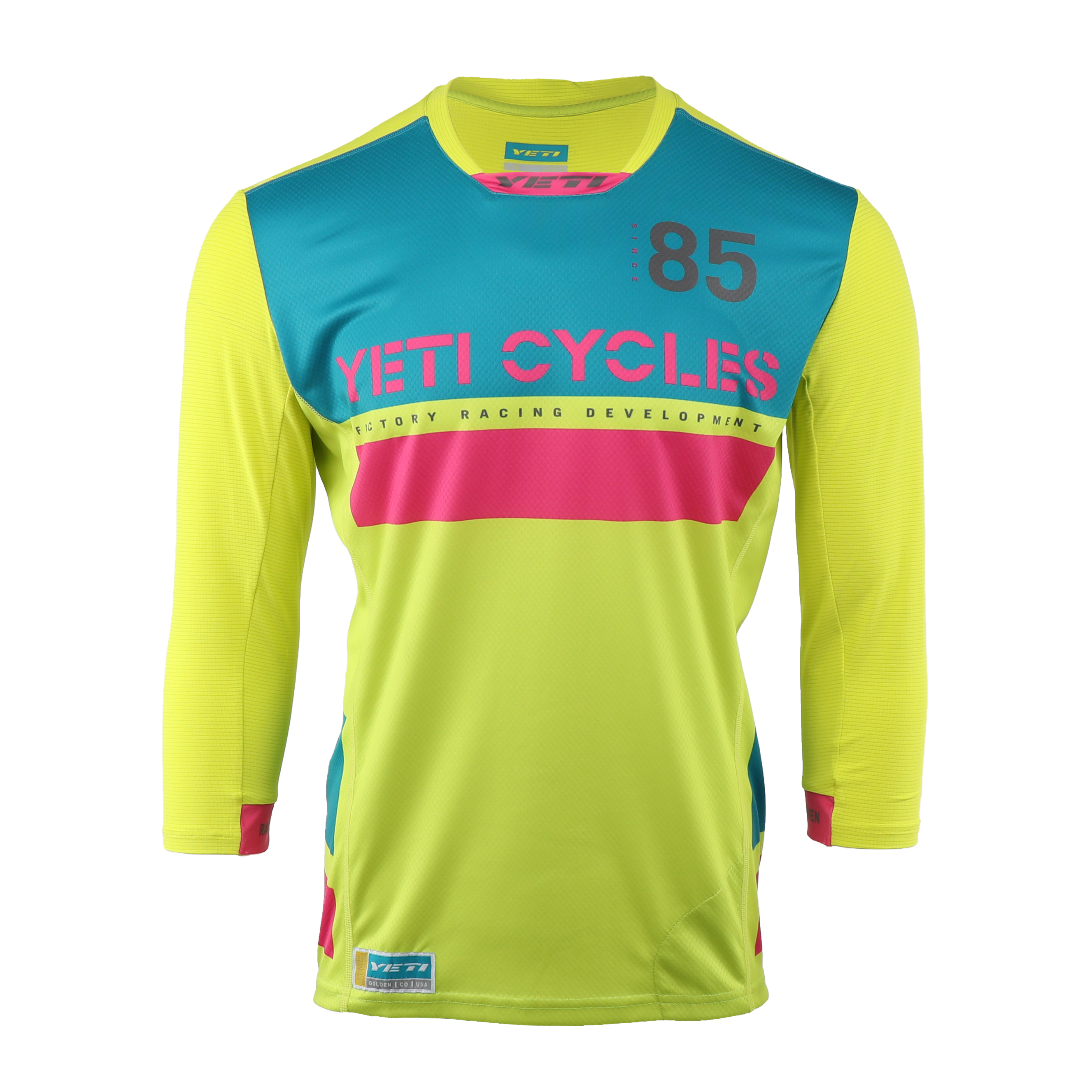 ENDURO JERSEY 3/4 LIME 21