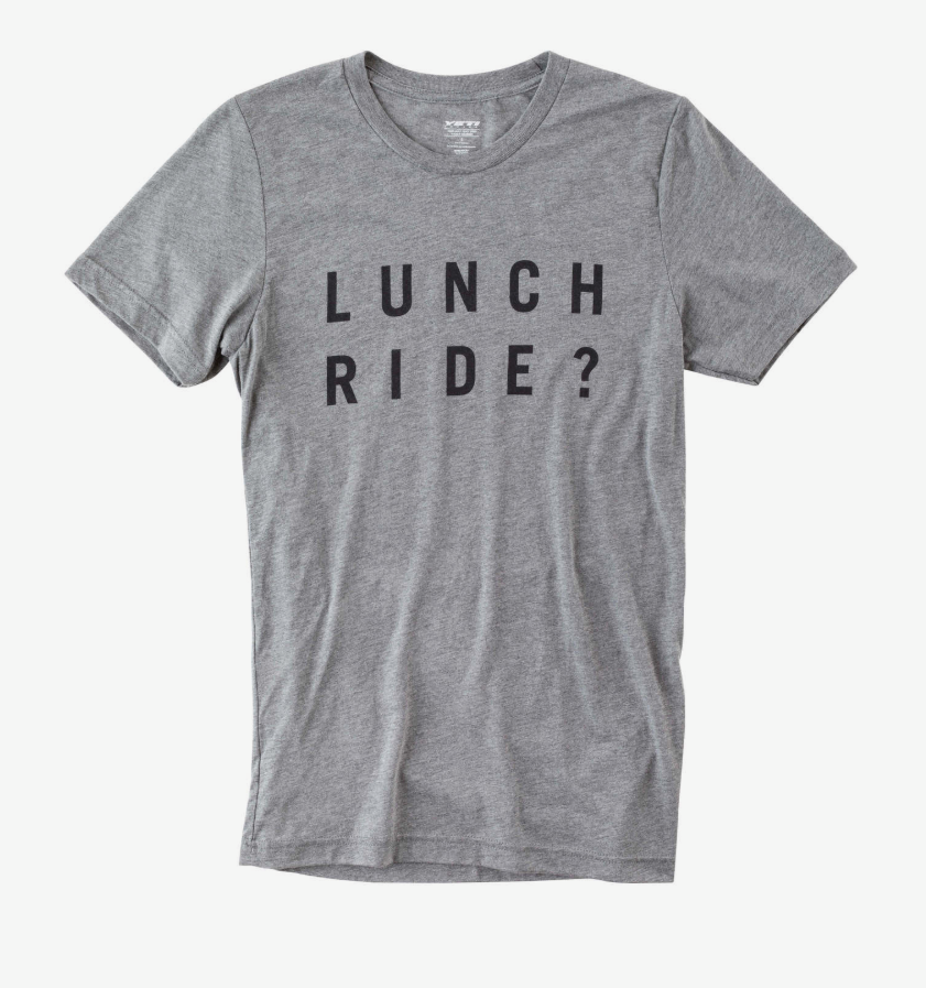 Lunch Ride Tee Grey/Black (SM Only)