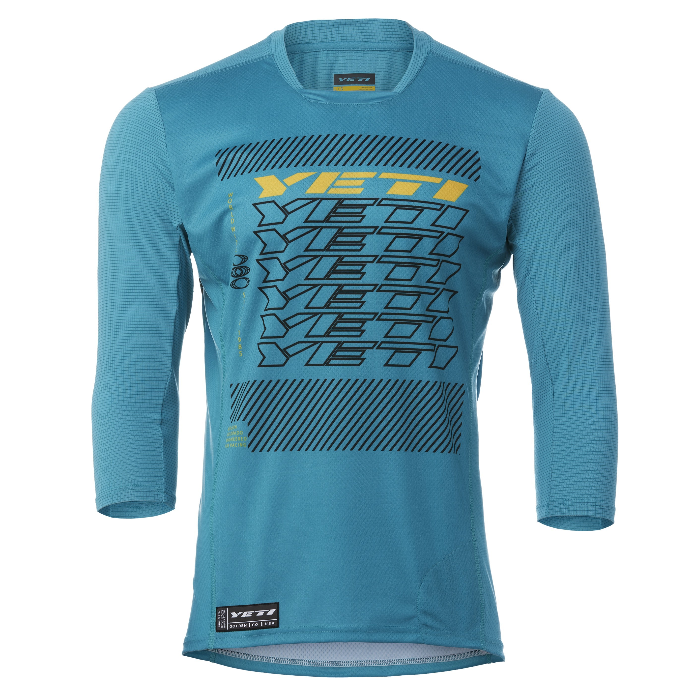 Enduro Jersey 3/4 Turquoise Worldwide