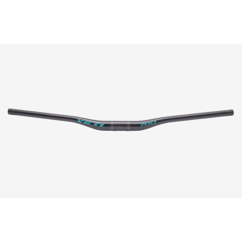 Carbon Handlebar - 780mm Turq Logo 35